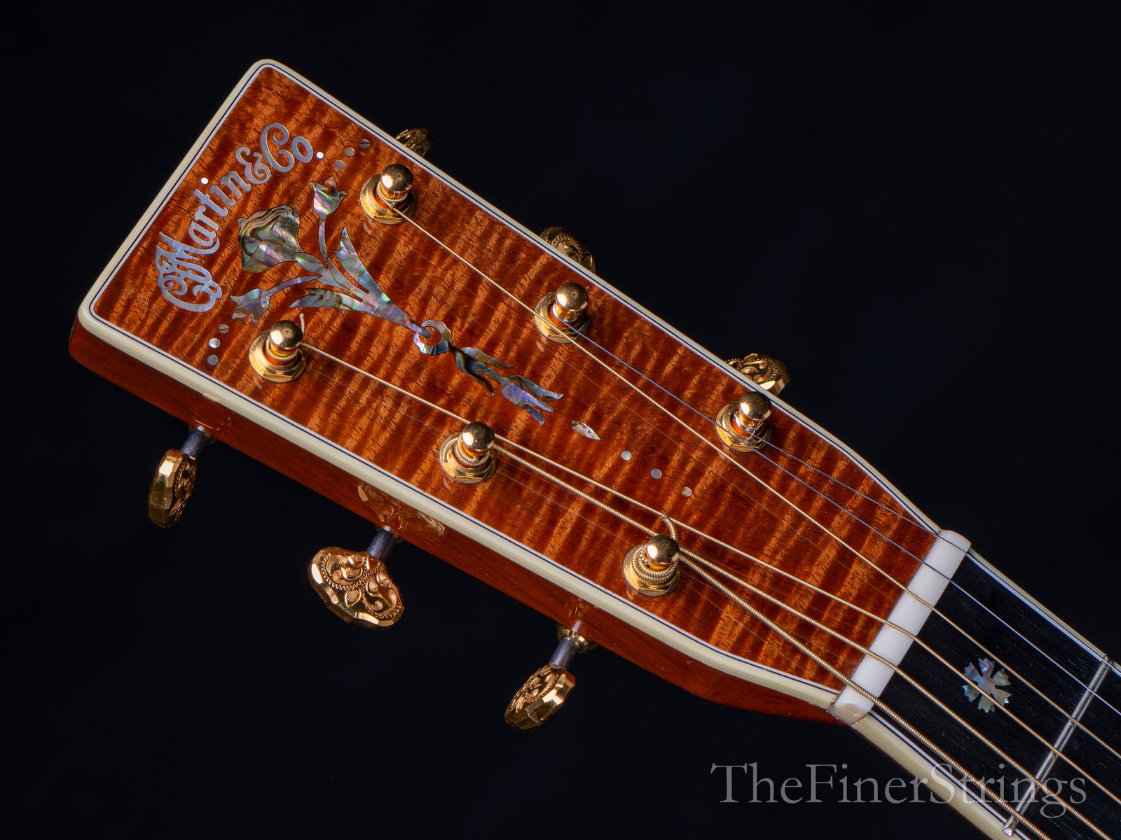 Martin OM-45 Taz rosette detail