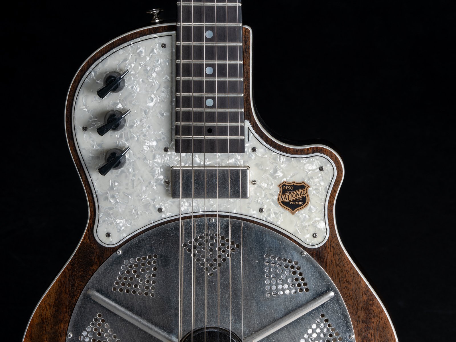 National Resolectric upper body pickguard and controls