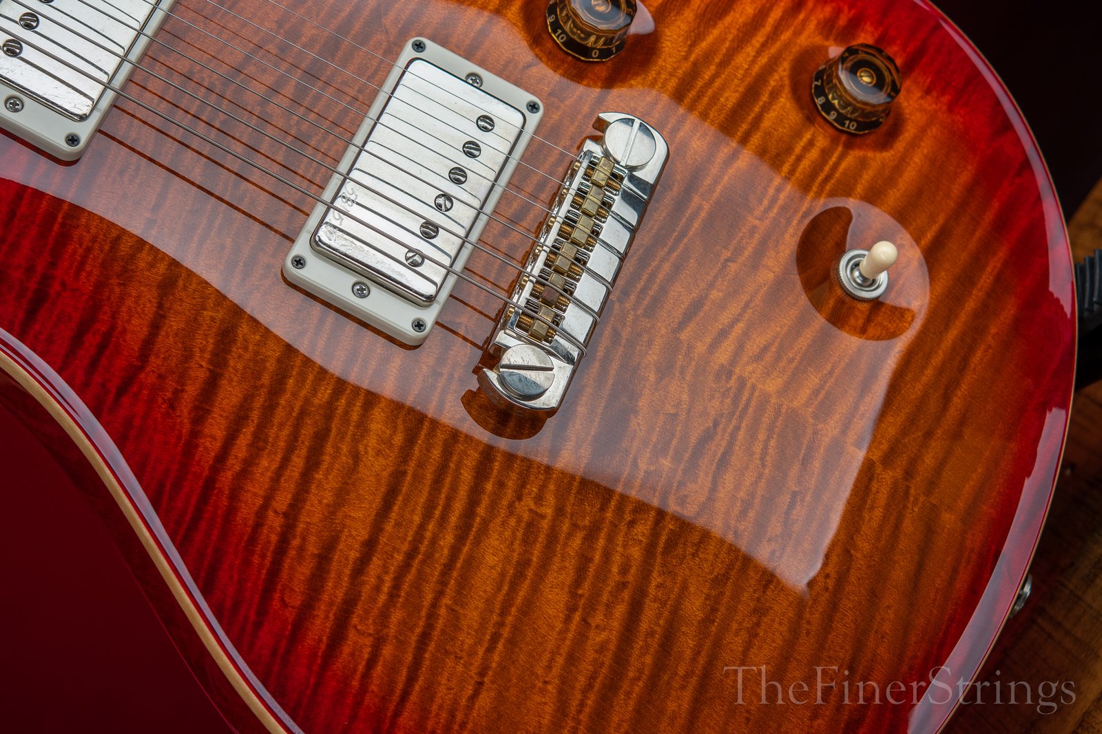 PRS McCarty bridge and lower bout detail